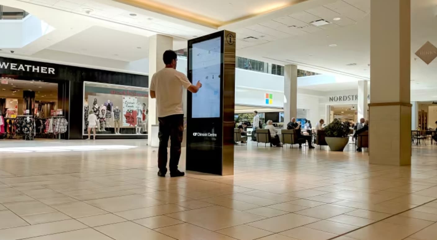  “Some malls in Canada are using facial recognition technology in their directories to track and identify shoppers without notification.”